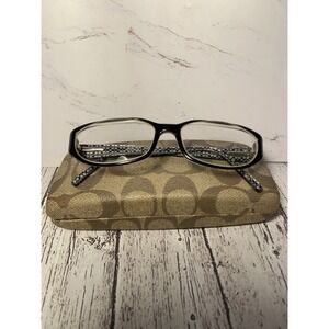 Coach Erika Eyeglass Frames‎ Plus Case Dragonfly Crystal Rhinestone